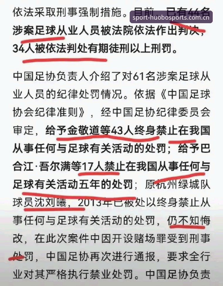 中国足球清牌风暴深度分析：17人终身禁足名单全面解析